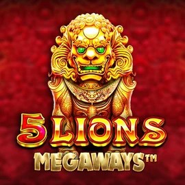 5 Lions Megaways slot logo by Pragmatic Play at VipLuck Casino