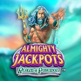 Almighty Jackpots – Realm of Poseidon game by Novomatic – logo hosted on VipLuck Casino