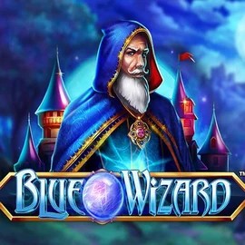 Blue Wizard slot visual from Quickspin available on vipluckscasino.com