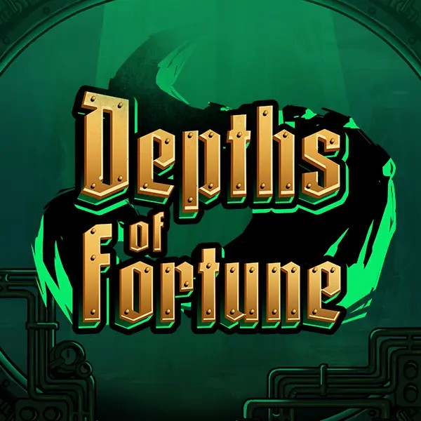 Depths of Fortune online game logo by AvatarUX Studios on vipluckscasino.com
