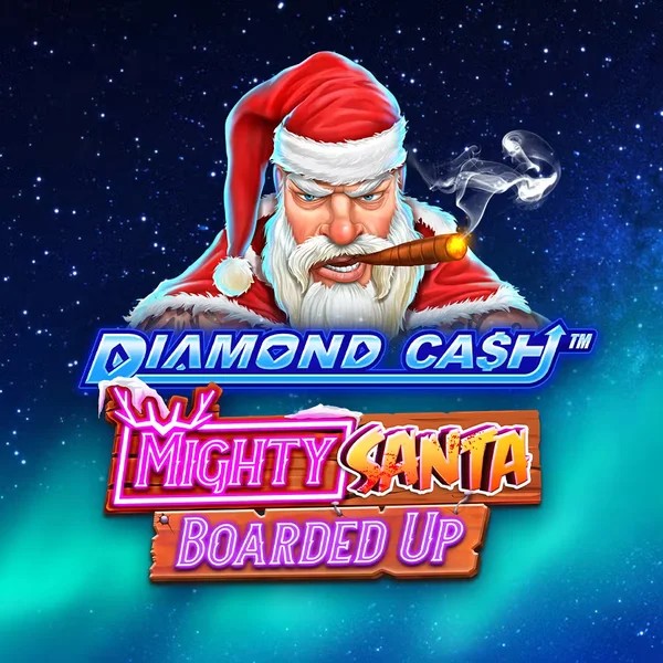 Try Diamond Cash Mighty Santa Boarded Up slot by Greentube on vipluckscasino.com – logo image