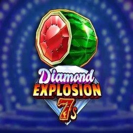 Diamond Explosion 7s slot visual from RubyPlay available on vipluckscasino.com