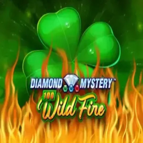Slots logo of Diamond Mystery 100 Wild Fire from Greentube at VipLuck Casino