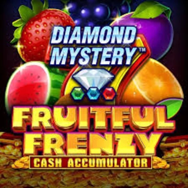 Diamond Mystery Fruitful Frenzy Cash Accumulator slot visual from Greentube available on vipluckscasino.com