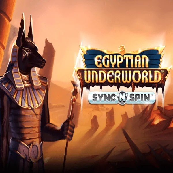 Egyptian Underworld slot logo by Greentube at VipLuck Casino