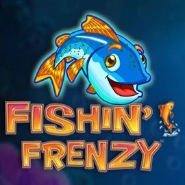 Fishin Frenzy slot logo by Blueprint Gaming at VipLuck CasinoFishin Frenzy