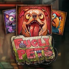 Fugly Pets slot logo by Stakelogic at VipLuck Casino