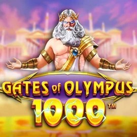 Gates of Olympus 1000 slot logo by Pragmatic Play at VipLuck Casino