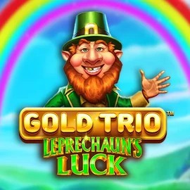 Gold Trio Leprechaun's Luck slot visual from Playtech available on vipluckscasino.com