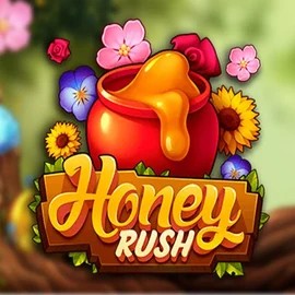 Honey Rush online game logo by Play'n GO on vipluckscasino.com