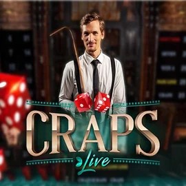 Live Craps casino game by Evolution – featured logo at VipLuck Casino