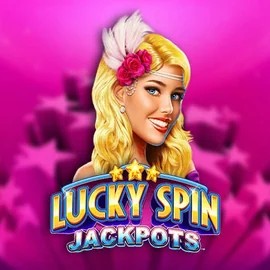 Lucky Spin Jackpots slot logo by Novomatic at VipLuck Casino