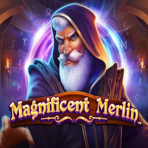Magnificent Merlin logo by Greentube at VipLuck Casino