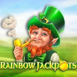 Rainbow Jackpots game by Red Tiger Gaming – logo hosted on VipLuck Casino