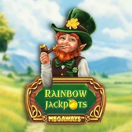 Rainbow Jackpots Megaways by Red Tiger Gaming, showcased at vipluckscasino.com – game logo