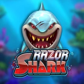 Razor Shark logo by Push Gaming at VipLuck Casino