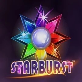 Starburst logo by NetEnt at VipLuck Casino