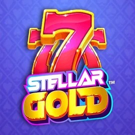 Enjoy Stellar Gold by Snowborn Games – logo hosted on vipluckscasino.com