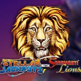 Stellar Jackpots with Serengeti Lions logo by Lightning Box Game VipLuck Casino