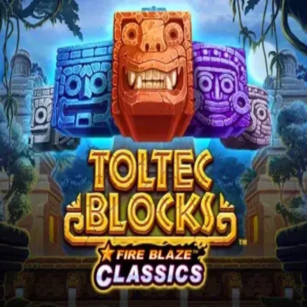 Logo of Fire Blaze: Toltec Blocks from Rarestone Gaming at VipLuck Casino